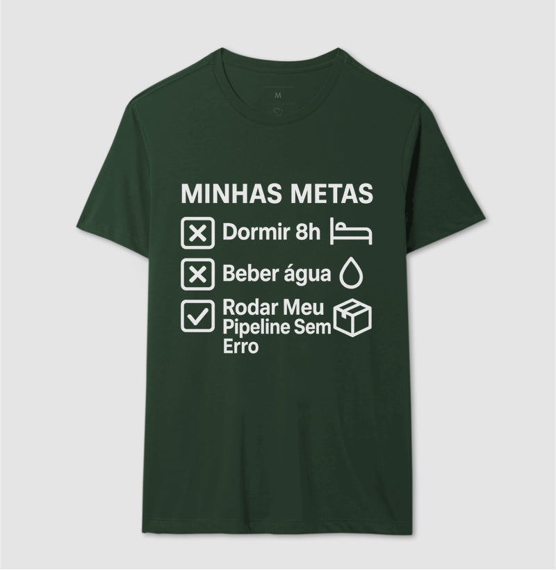 Camiseta Minhas Metas Branco