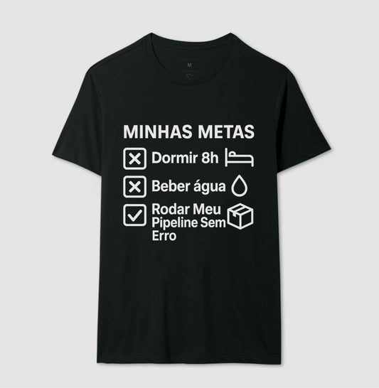 Camiseta Minhas Metas Branco