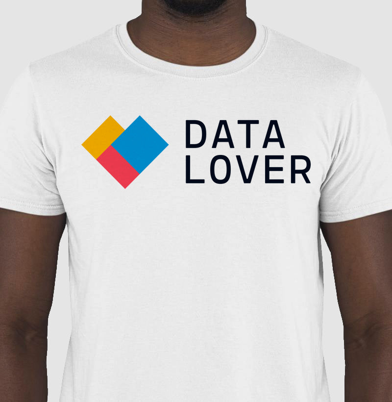 Camiseta Data Lover Colorida