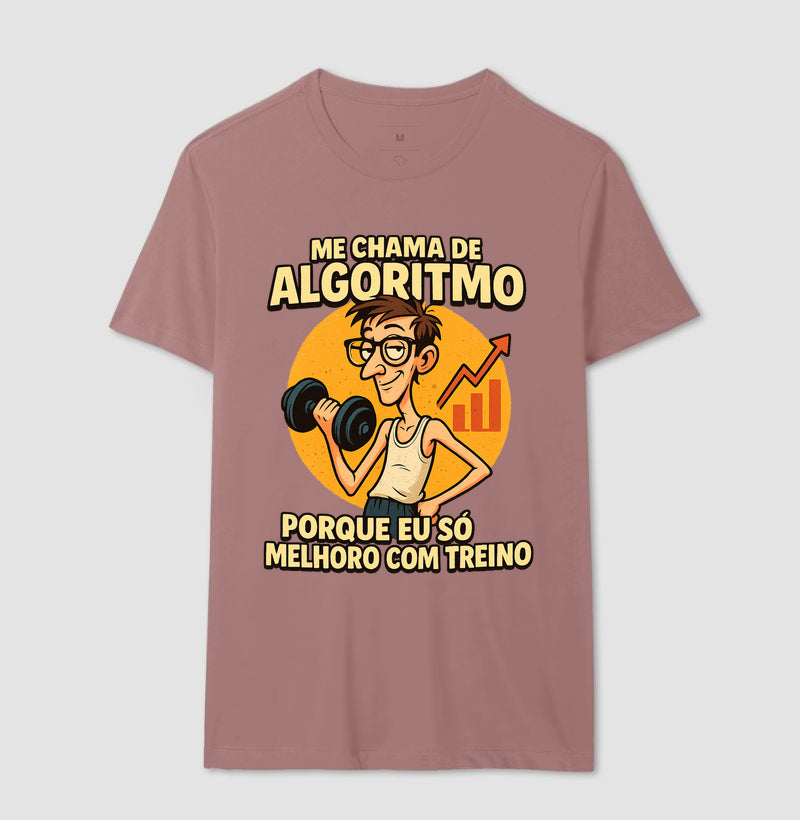 Camiseta Me Chama De Algoritmo Masculina