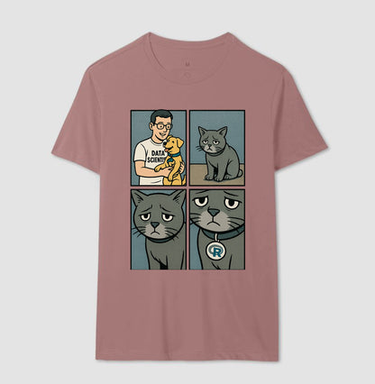 Camiseta O Ciêntista de Dados Prefere Python