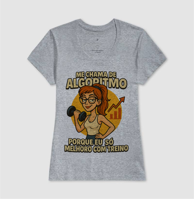 Camiseta Me Chama De Algoritmo Feminina