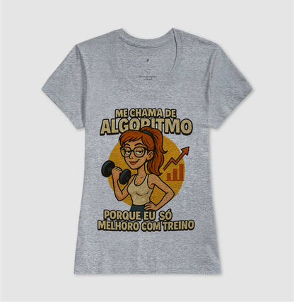 Camiseta Me Chama De Algoritmo Feminina