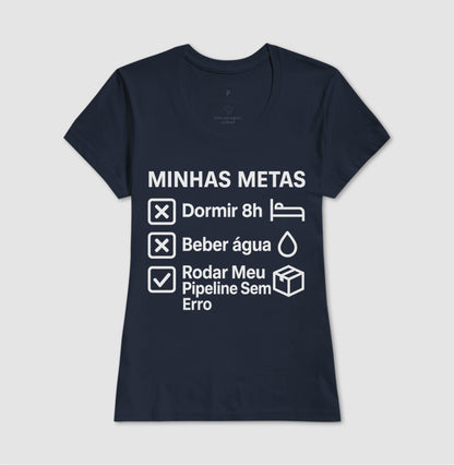 Camiseta Minhas Metas Branco