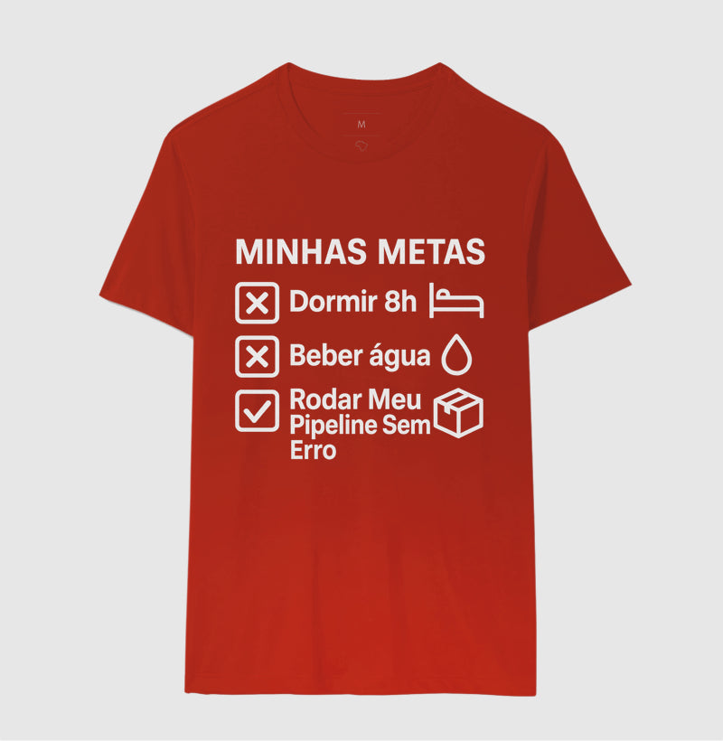 Camiseta Minhas Metas Branco