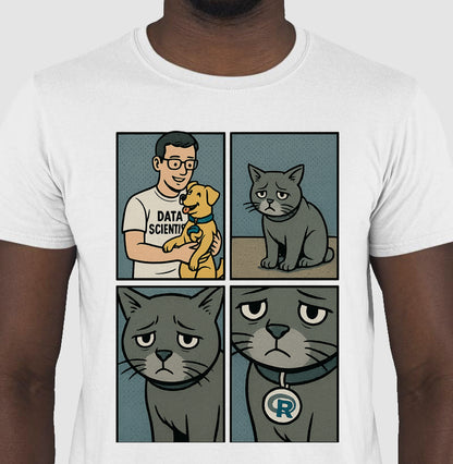 Camiseta O Ciêntista de Dados Prefere Python