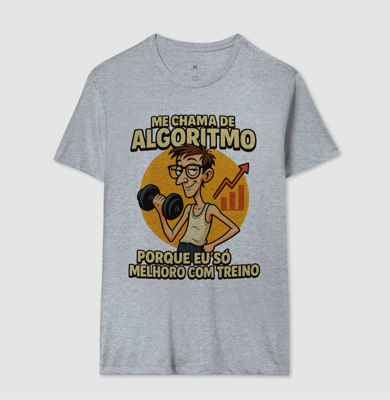 Camiseta Me Chama De Algoritmo Masculina