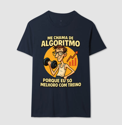 Camiseta Me Chama De Algoritmo Masculina