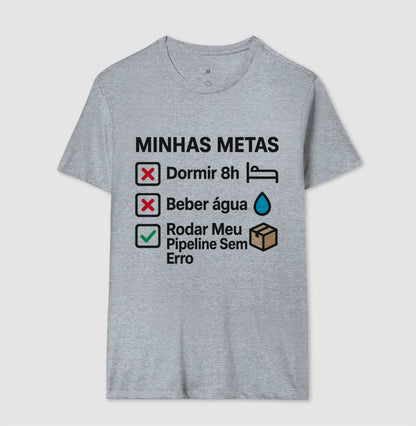 Camiseta Minhas Metas Preto
