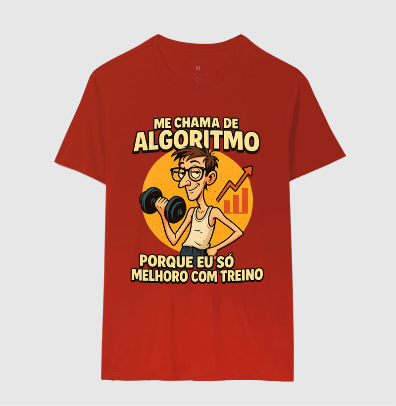 Camiseta Me Chama De Algoritmo Masculina