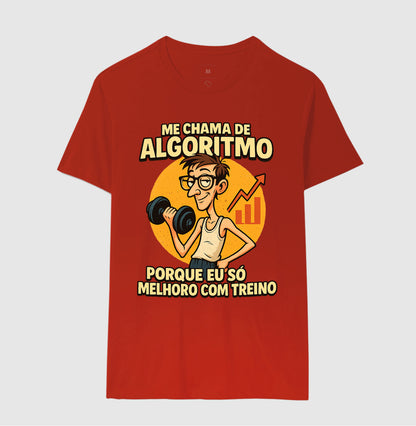 Camiseta Me Chama De Algoritmo Masculina