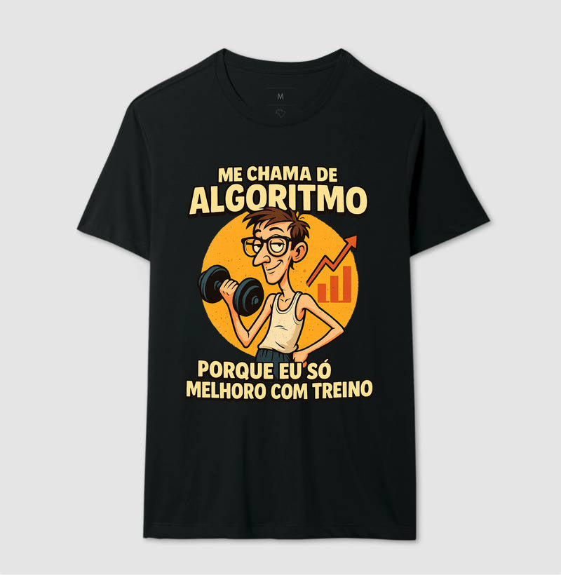 Camiseta Me Chama De Algoritmo Masculina