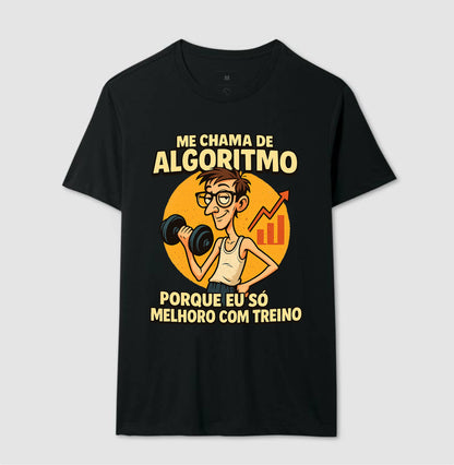 Camiseta Me Chama De Algoritmo Masculina