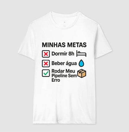 Camiseta Minhas Metas Preto