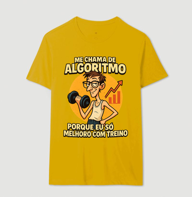 Camiseta Me Chama De Algoritmo Masculina