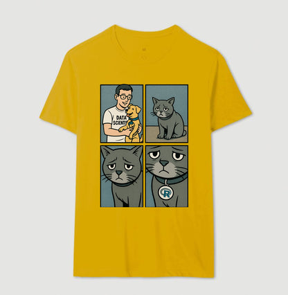 Camiseta O Ciêntista de Dados Prefere Python