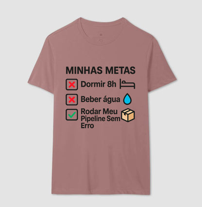 Camiseta Minhas Metas Preto